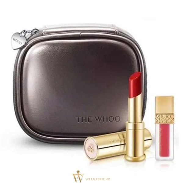  Set Son Dưỡng Môi Whoo Gongjinhyang Glow Lip Balm Special Winered 3 Món 