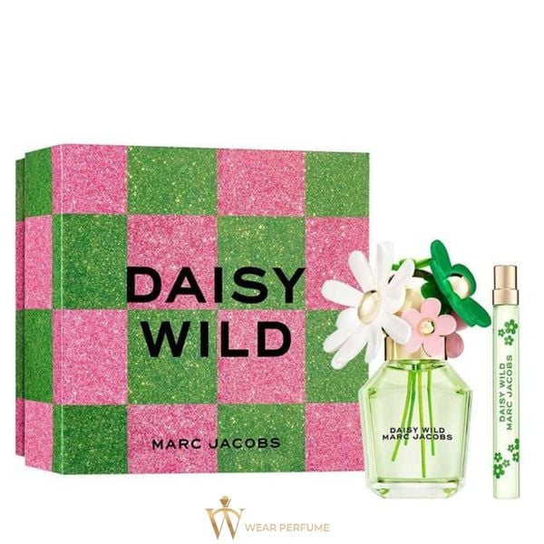 Set Nước Hoa Nữ Marc Jacobs Daisy Wild EDP 50ml + 10ml 