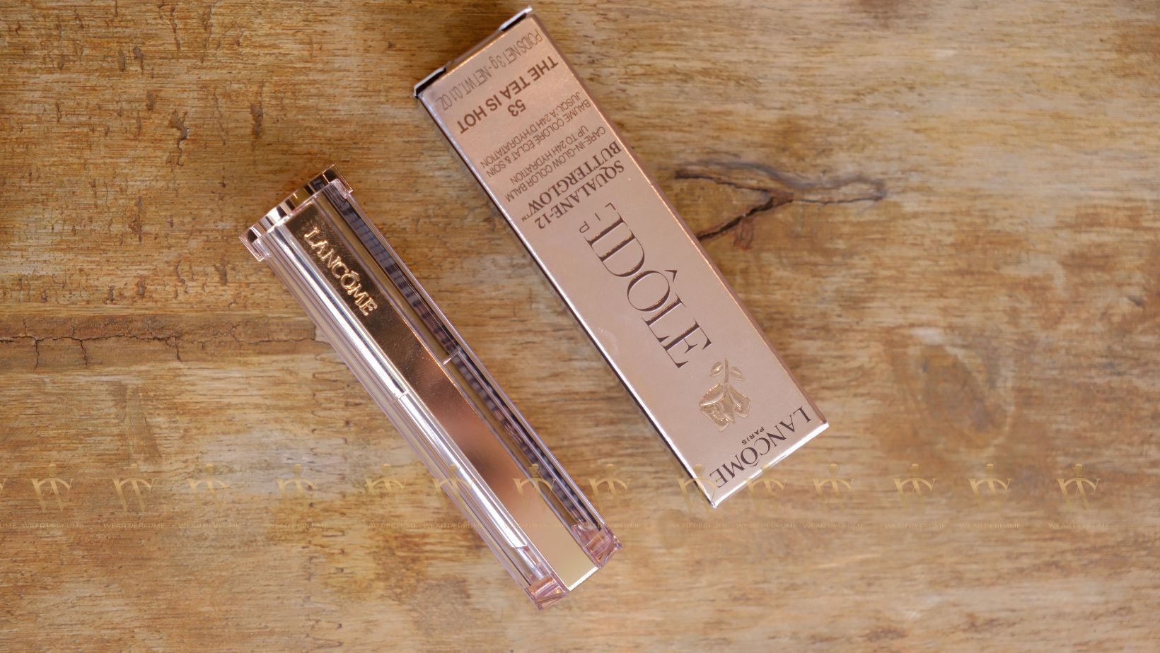  Son Dưỡng Lancome Lip Idôle Squalane Butterglow 53 The Tea Is Hot - Màu Hồng Nâu Ấm 