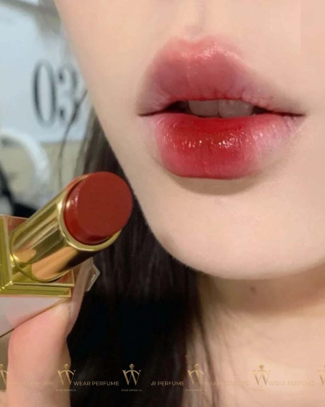  Son Tom Ford Soleil Ultra Shine 160 Ile Privee - Màu Đỏ Hồng Đất 