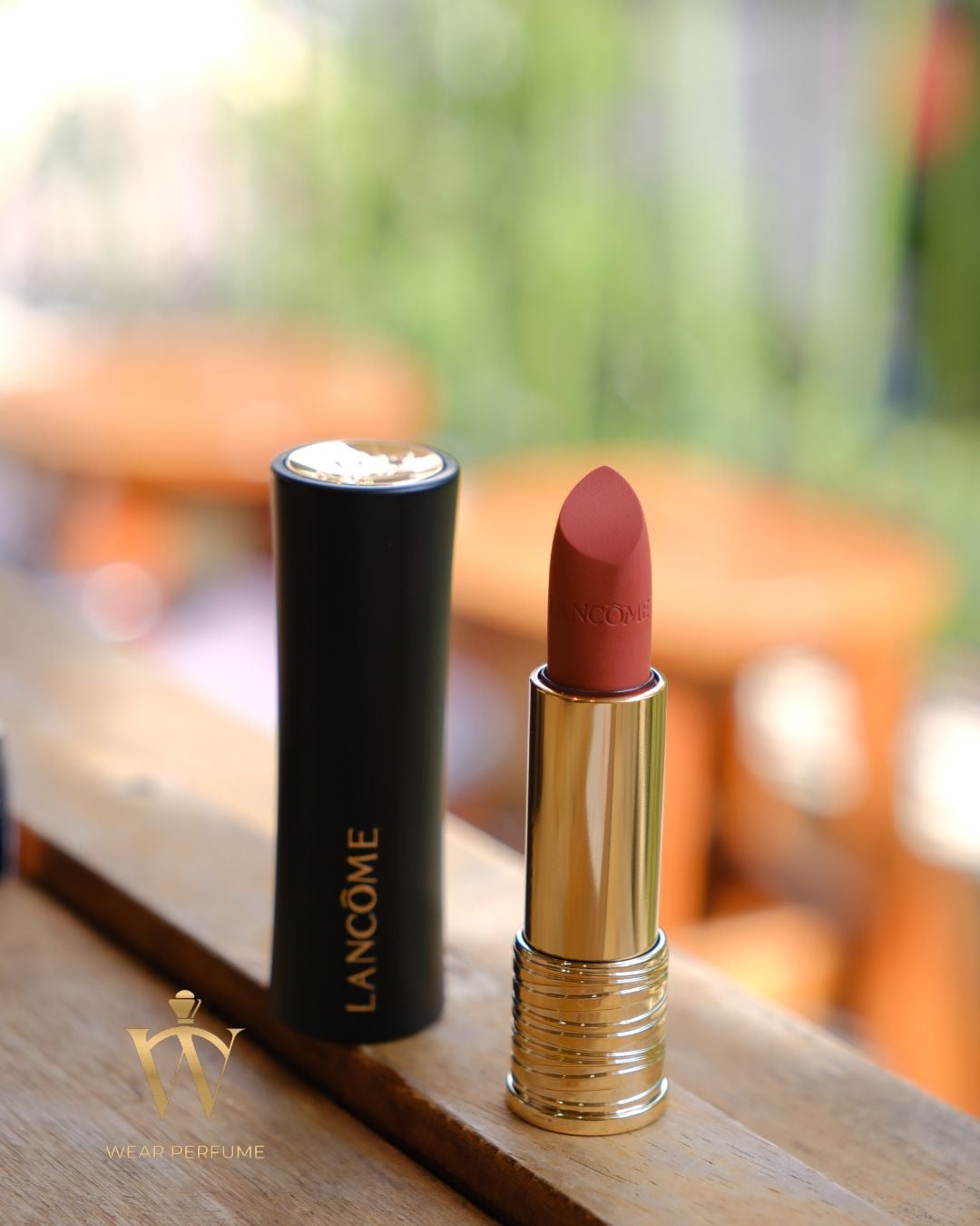  Son Lancome Matte 230 Unleash The Drama - Màu Cam Cháy 