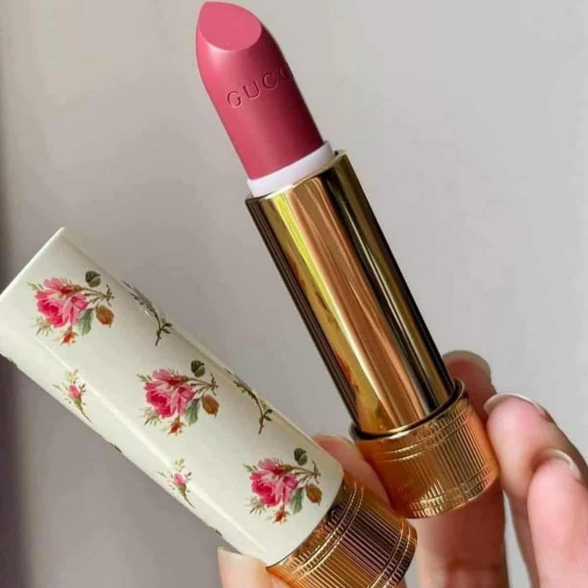  Son Gucci Rouge À Lèvres Voile Lipstick 213 Love Is Better - Màu Hồng Nâu 