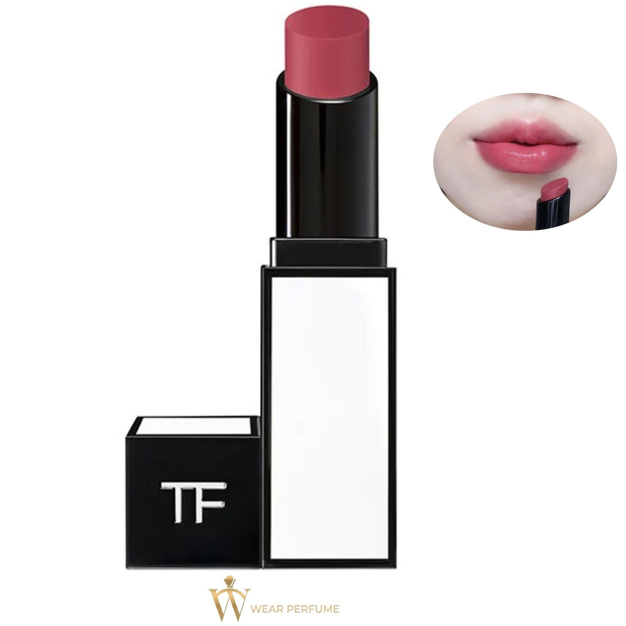  Son Tom Ford Rose Satin Matte Lip Color 02 Euphoric Rose - Màu Hồng Ấm 