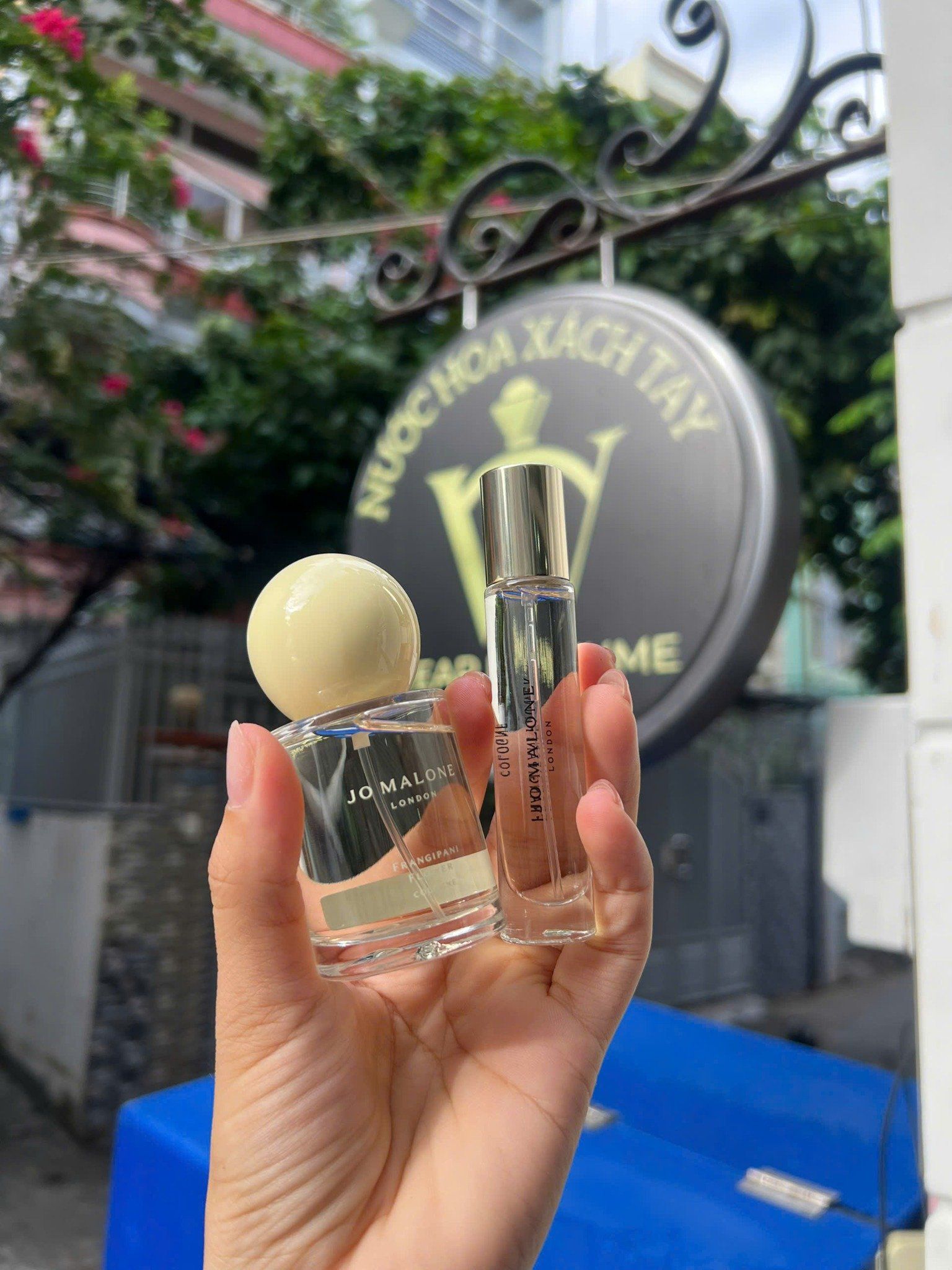  Set Nước Hoa Unisex Jo Malone Frangipani Flower Cologne – Home & Away Duo Set (30ml + 10ml) 