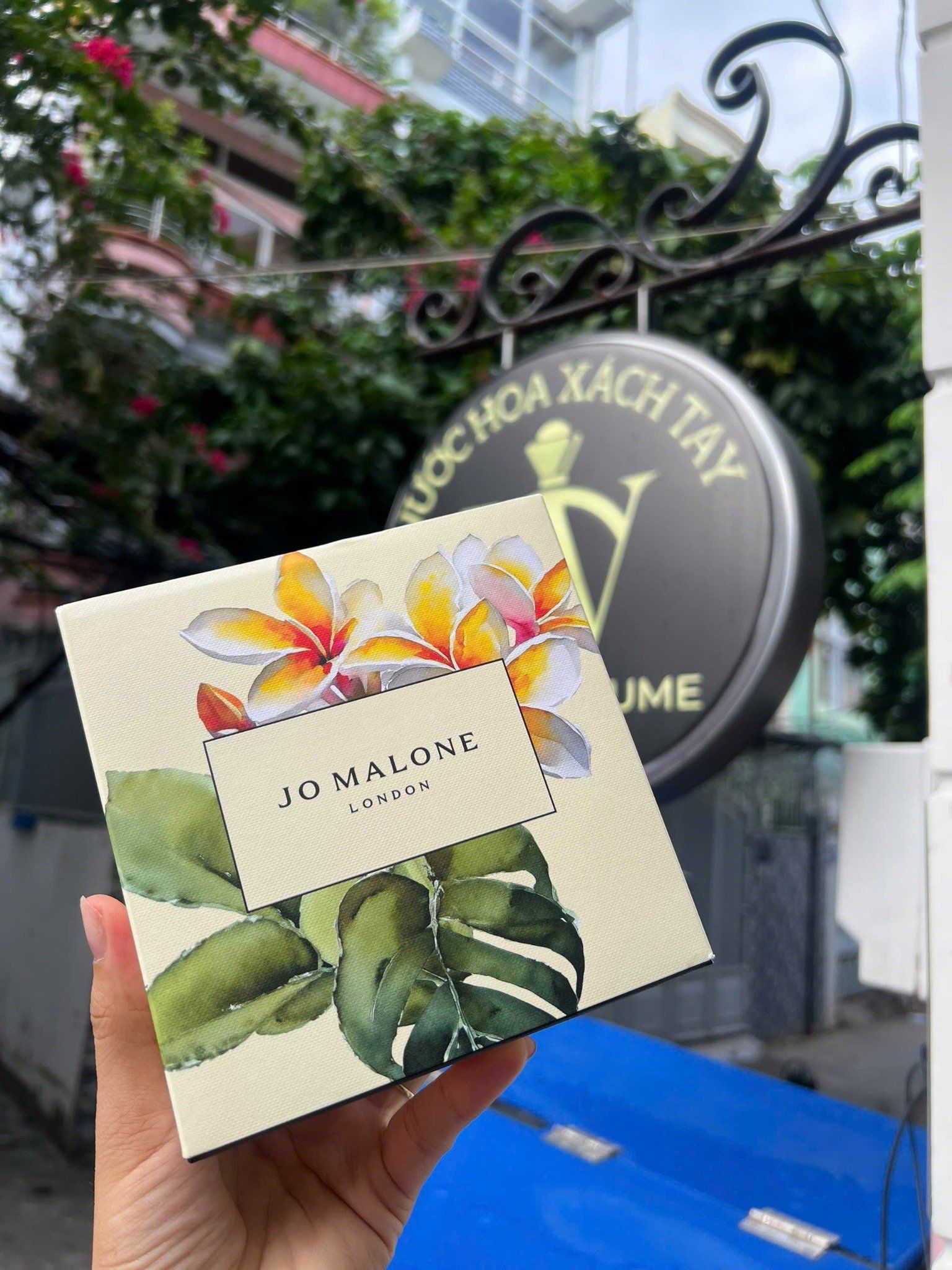  Set Nước Hoa Unisex Jo Malone Frangipani Flower Cologne – Home & Away Duo Set (30ml + 10ml) 