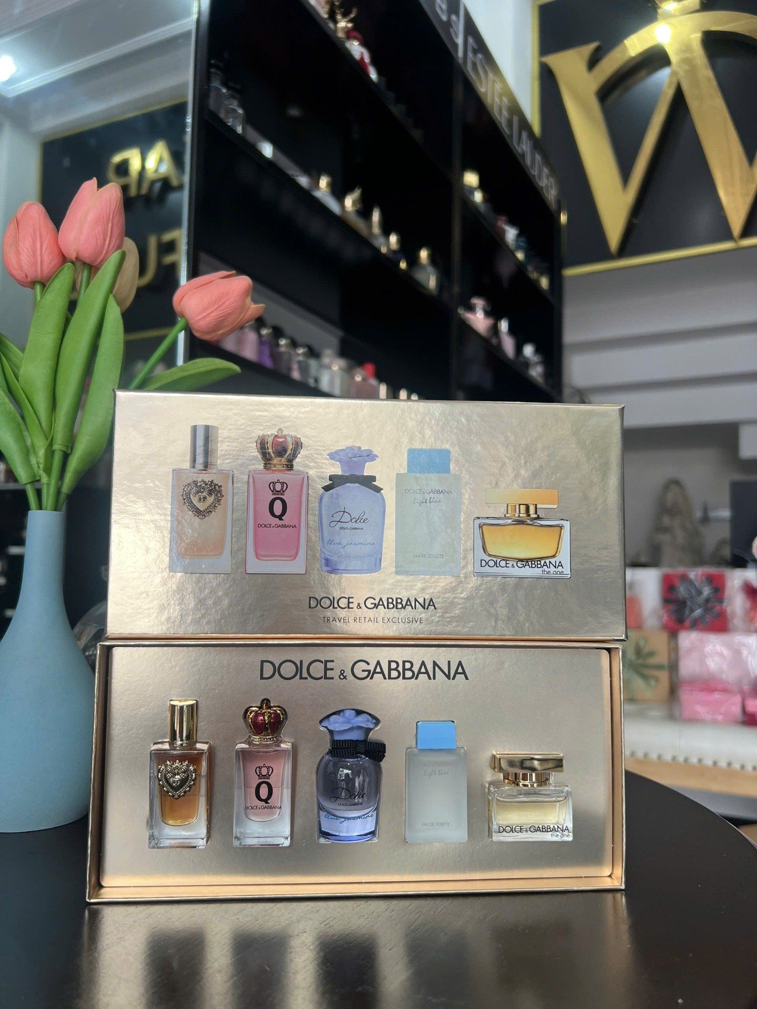  Set Quà Tặng Nước Hoa Dolce & Gabbana Mini 5x5ml 
