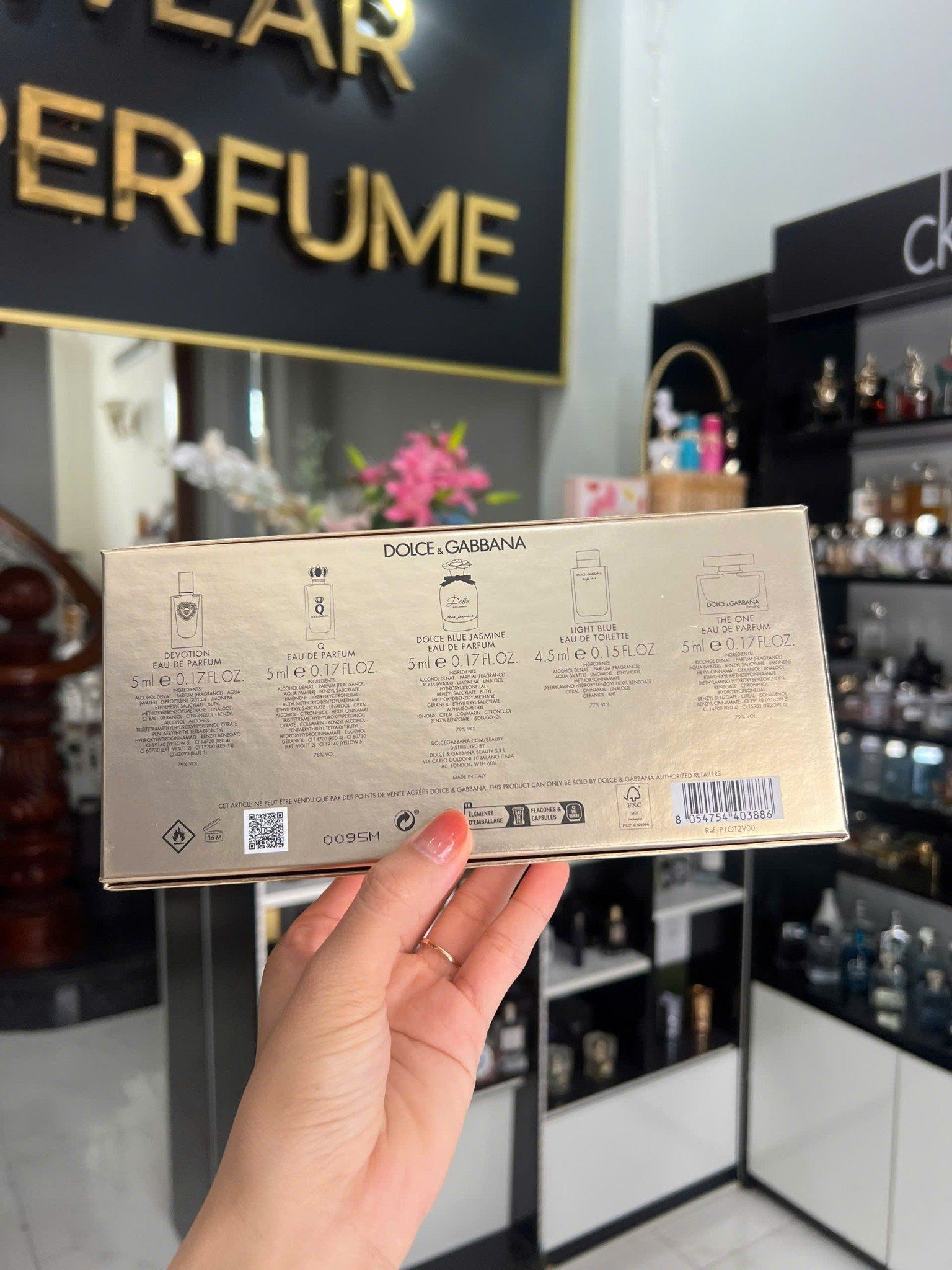  Set Quà Tặng Nước Hoa Dolce & Gabbana Mini 5x5ml 