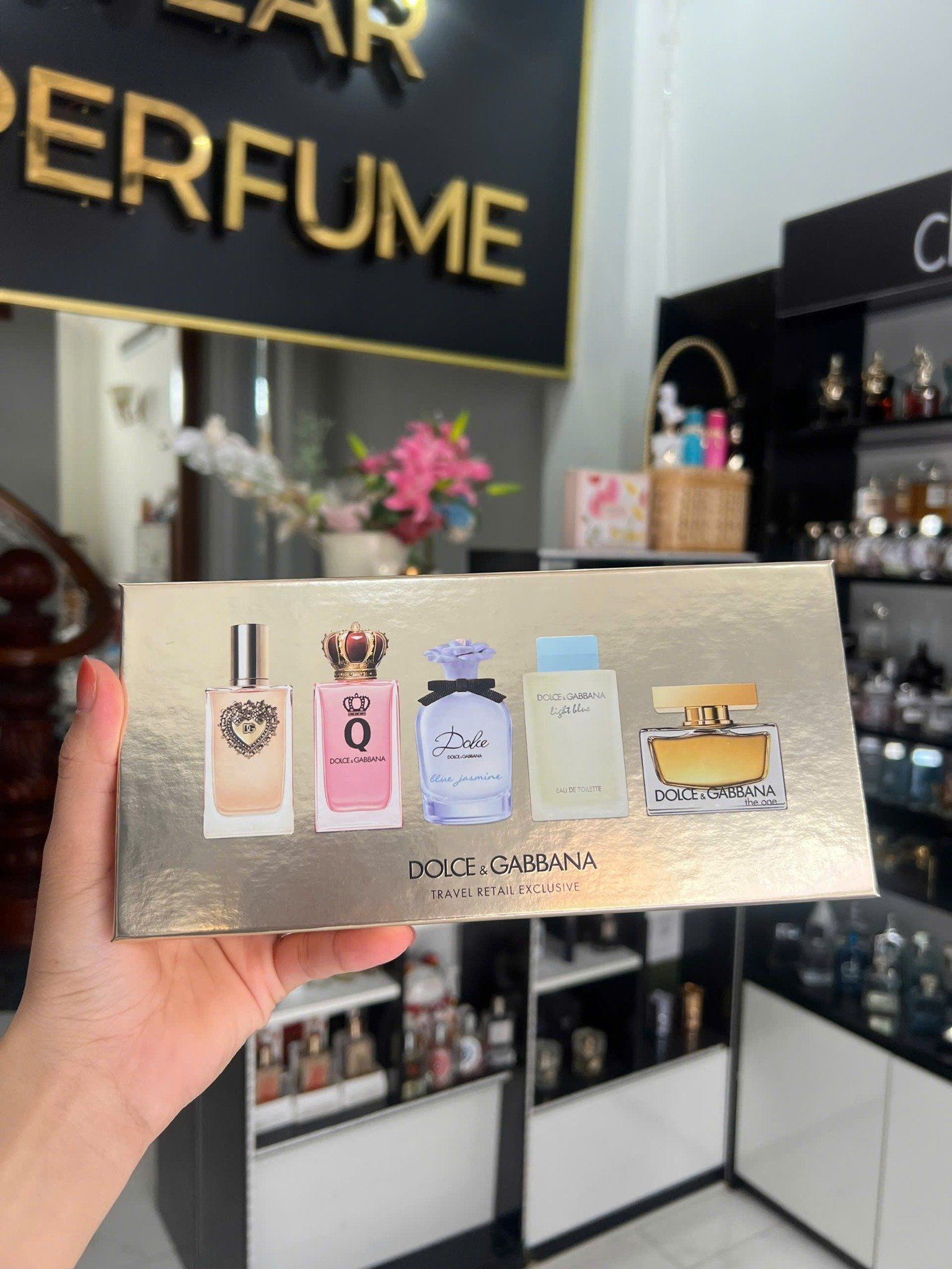  Set Quà Tặng Nước Hoa Dolce & Gabbana Mini 5x5ml 