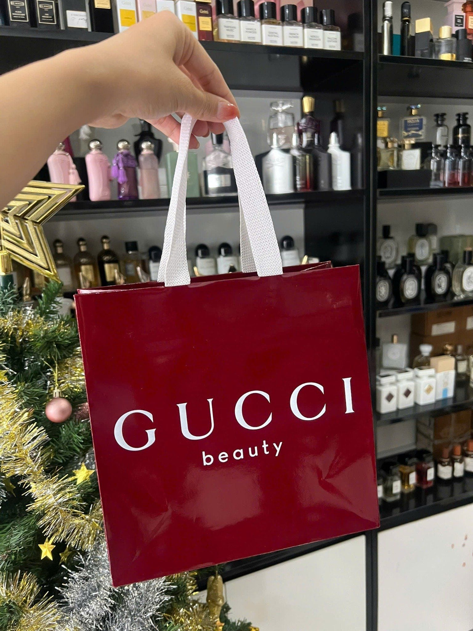 TÚI GIẤY HÃNG GUCCI ĐỎ ( Túi Lớn) 