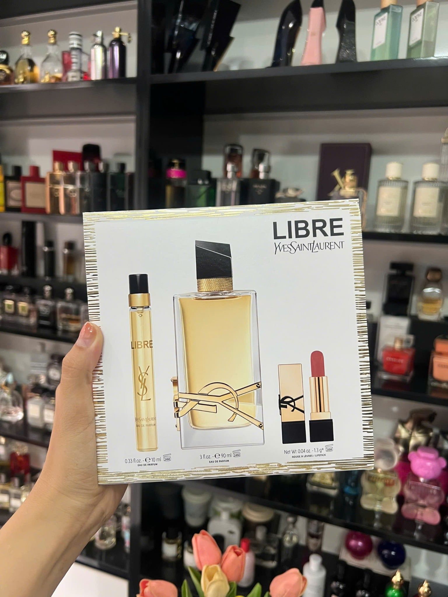  Gift set Yves Saint Laurent YSL Libre (EDP 90ml + EDP 10ml & son 1.3g) - Mẫu mới 2025 