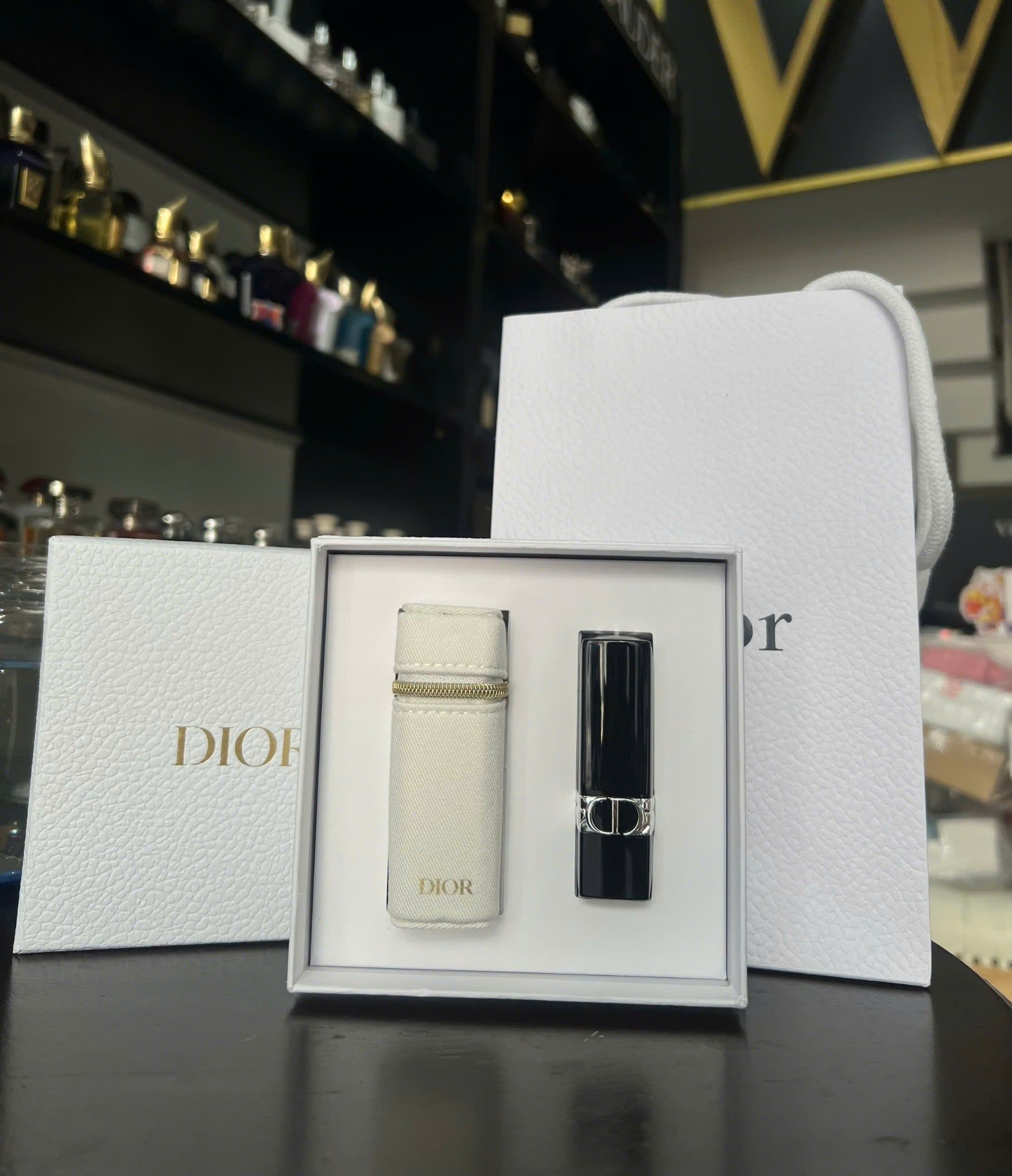  Set Son Dior 999 Satin Kèm Case 