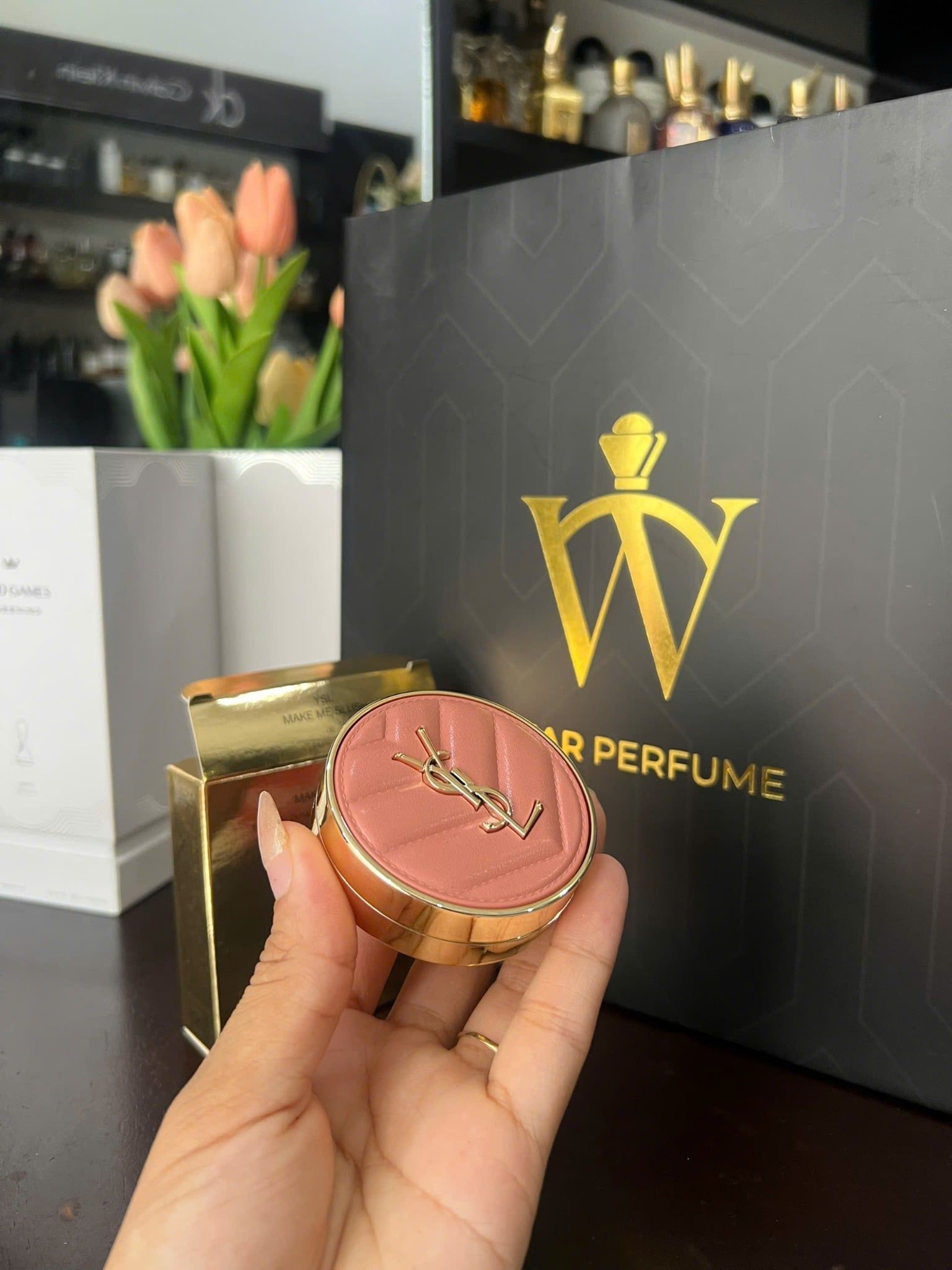  Phấn Má Hồng YSL Yves Saint Laurent Make Me Blush Bold Blurring 06 Rose Haze - Màu Hồng Nude 