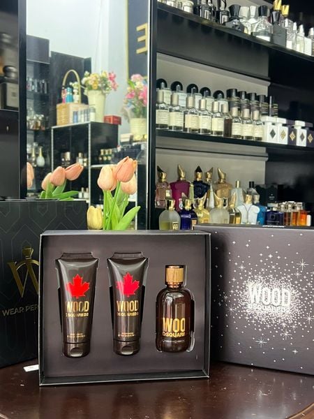  Gift Set Dsquared2 Wood Pour Homme EDT 