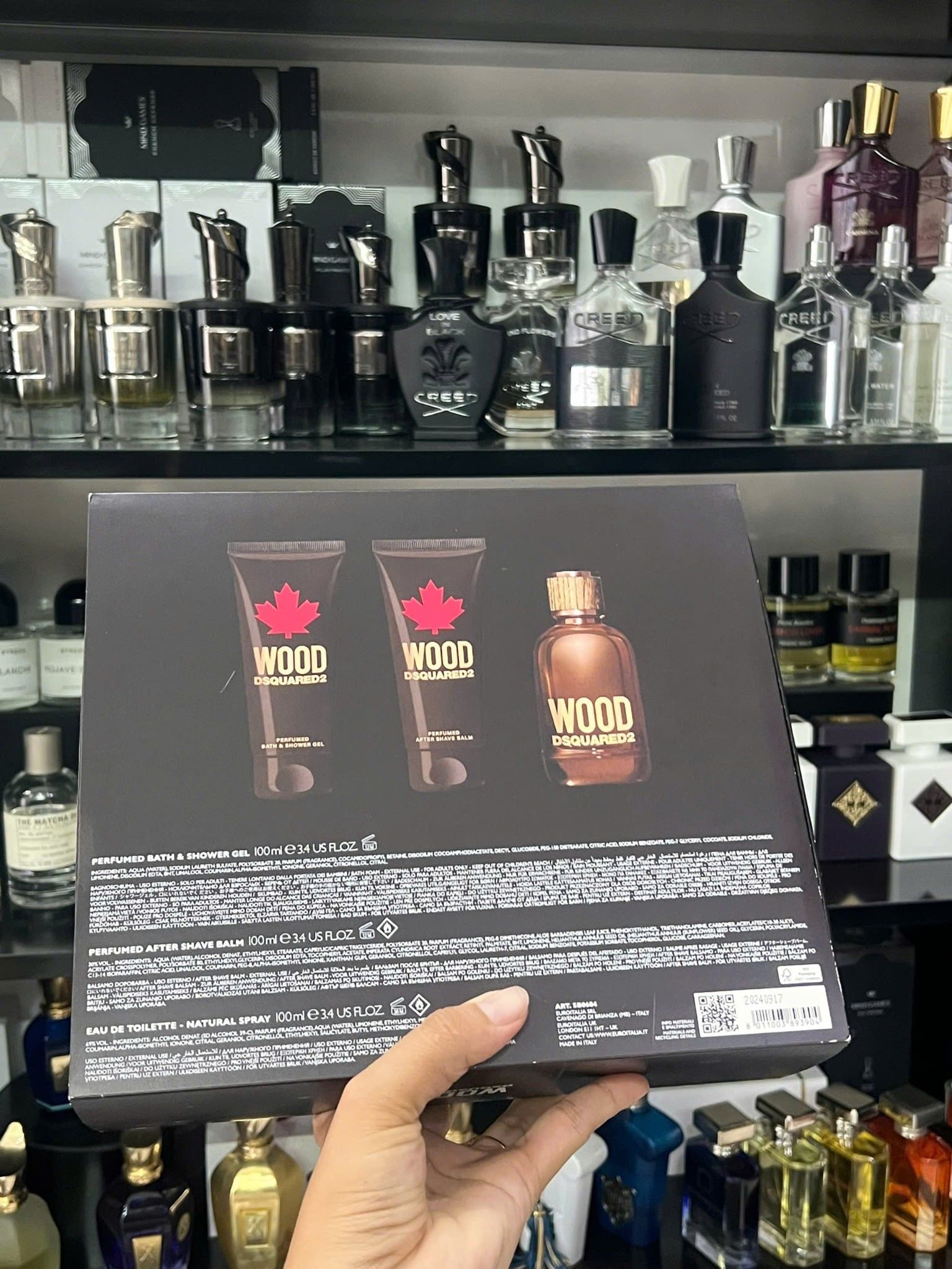  Gift Set Dsquared2 Wood Pour Homme EDT 