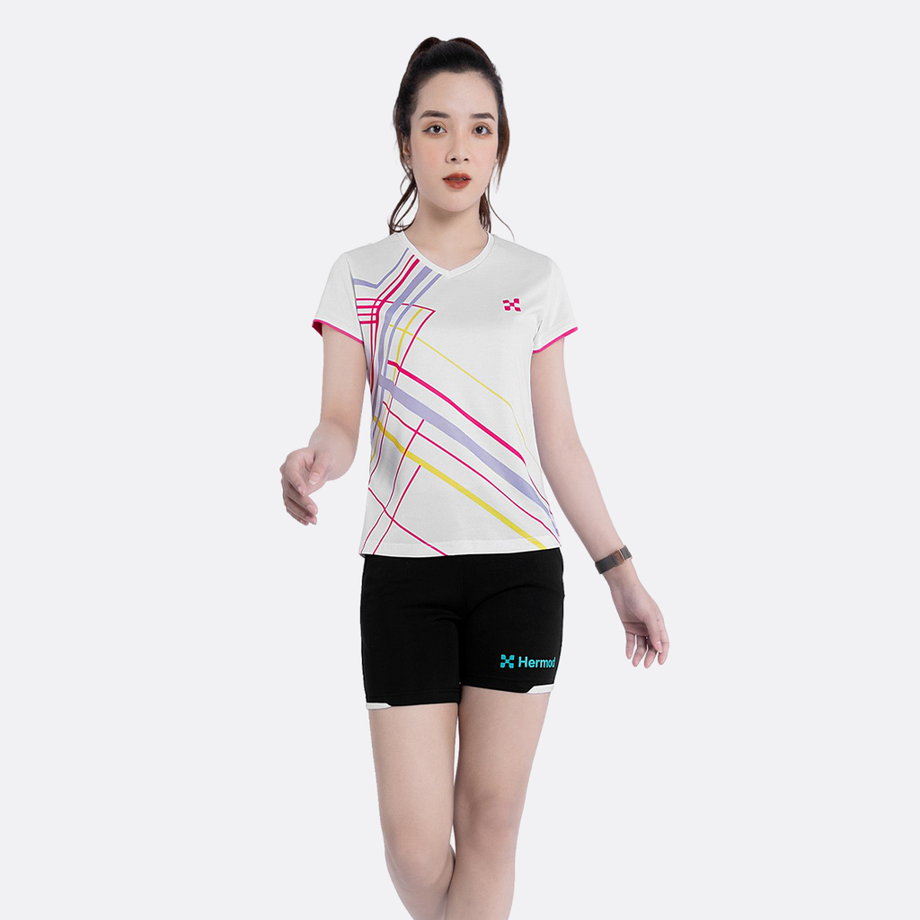 Áo thể thao Nữ Hermod Basic 03 Cổ Tim ( BA03 )