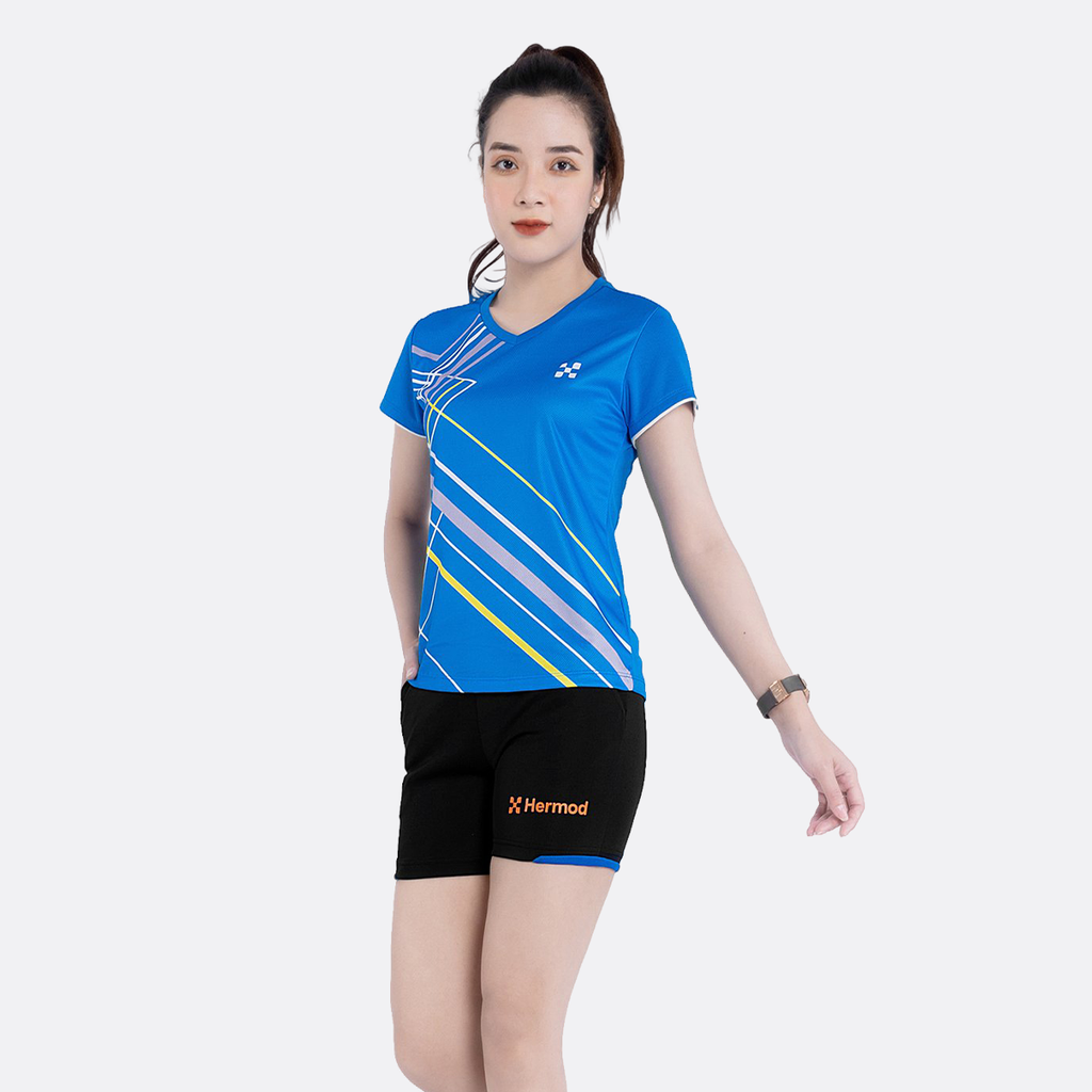 Áo thể thao Nữ Hermod Basic 03 Cổ Tim ( BA03 )