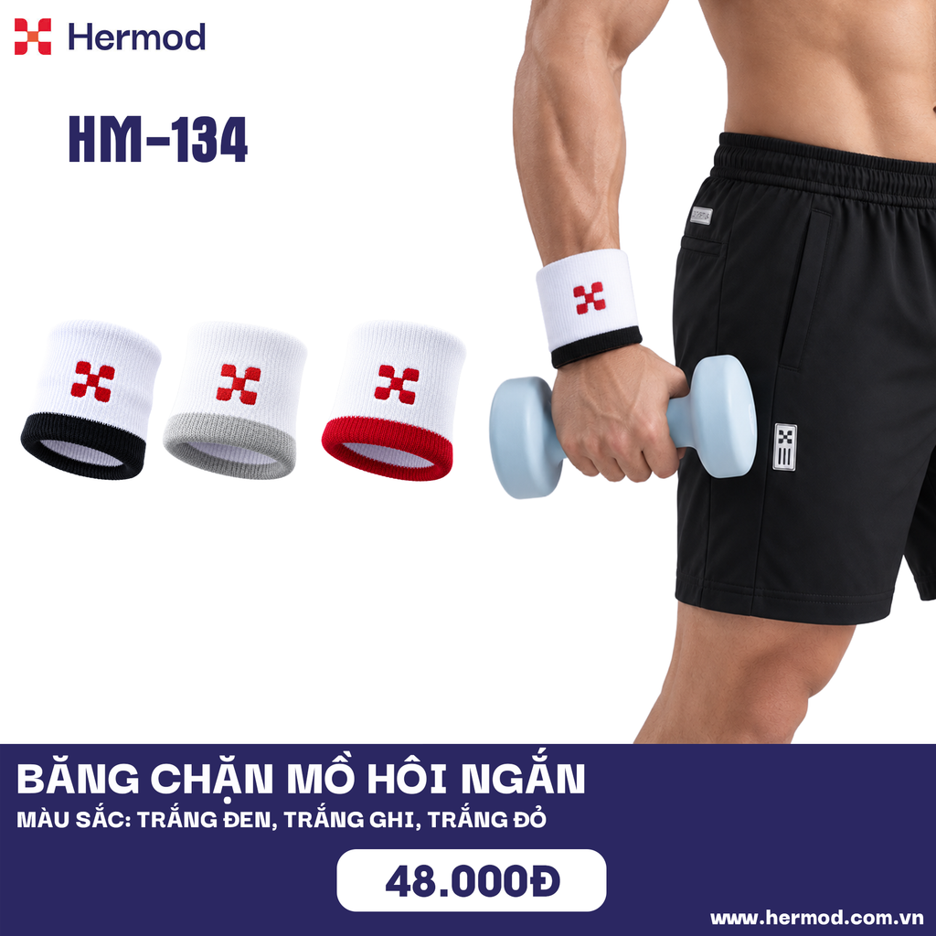 Băng Chặn Mồ Hôi Ngắn Hermod HM134