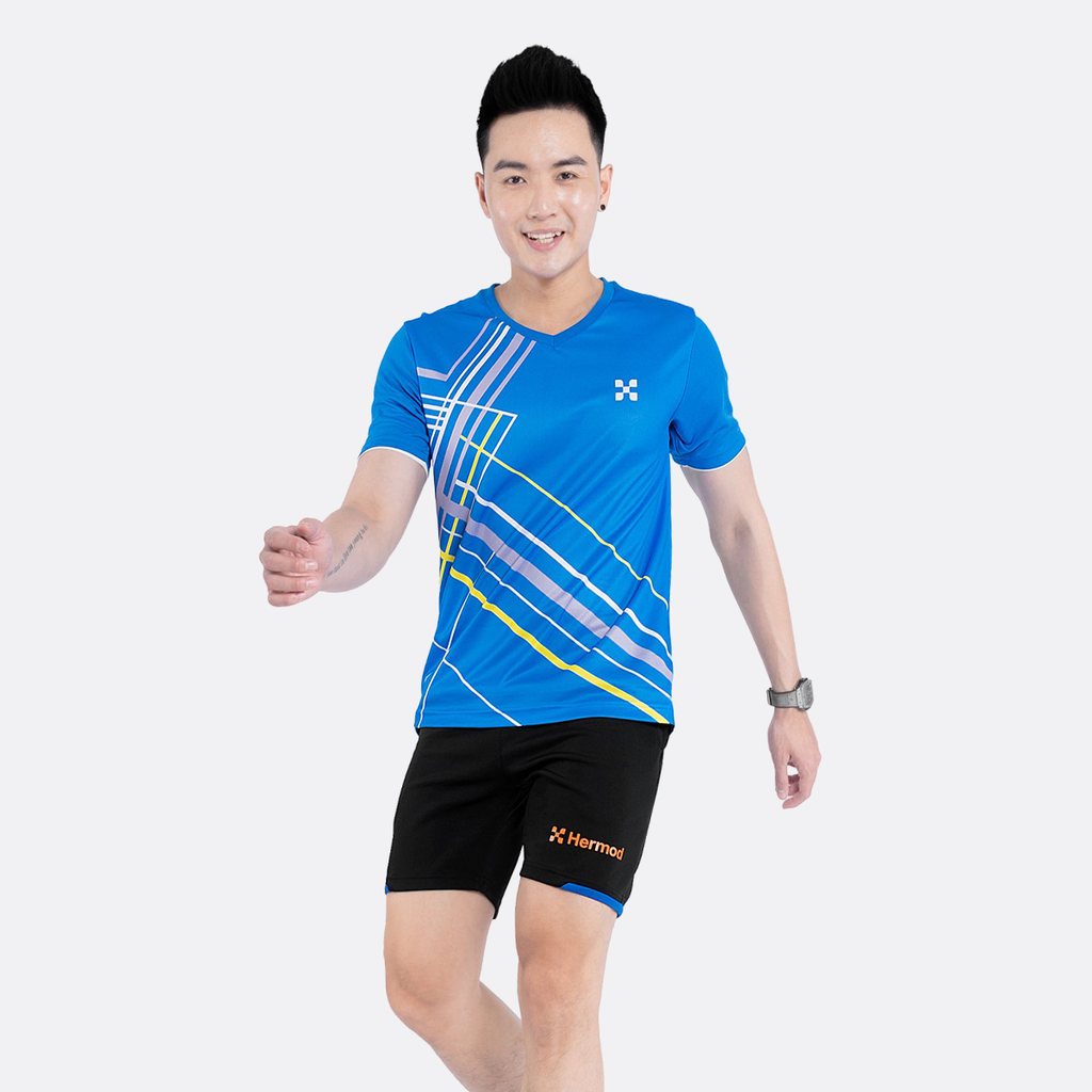 Áo thể thao Nam Hermod Basic 03 Cổ Tim ( BA03 )