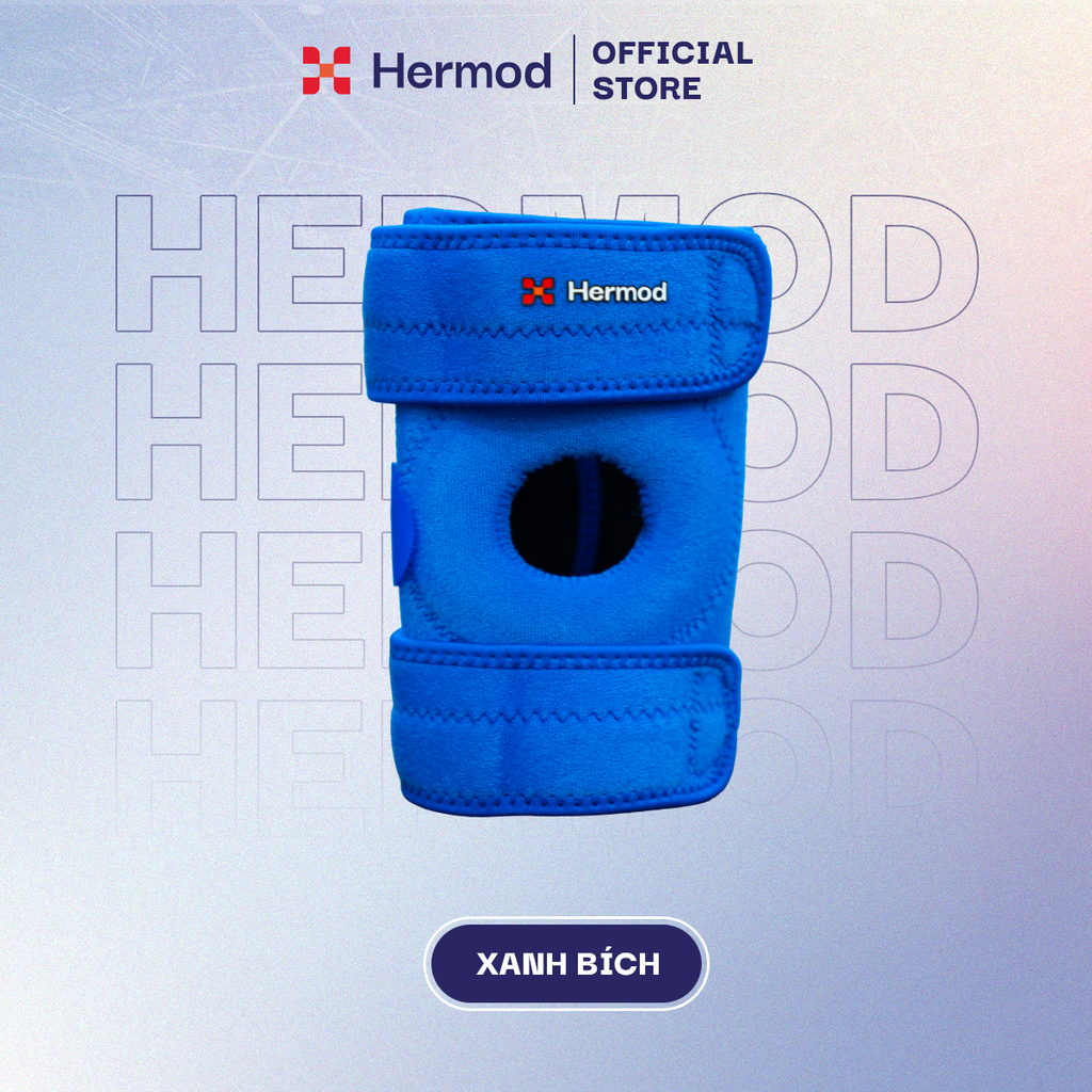 Bó gối thể thao Hermod lò xo Silicone cao cấp HM 102