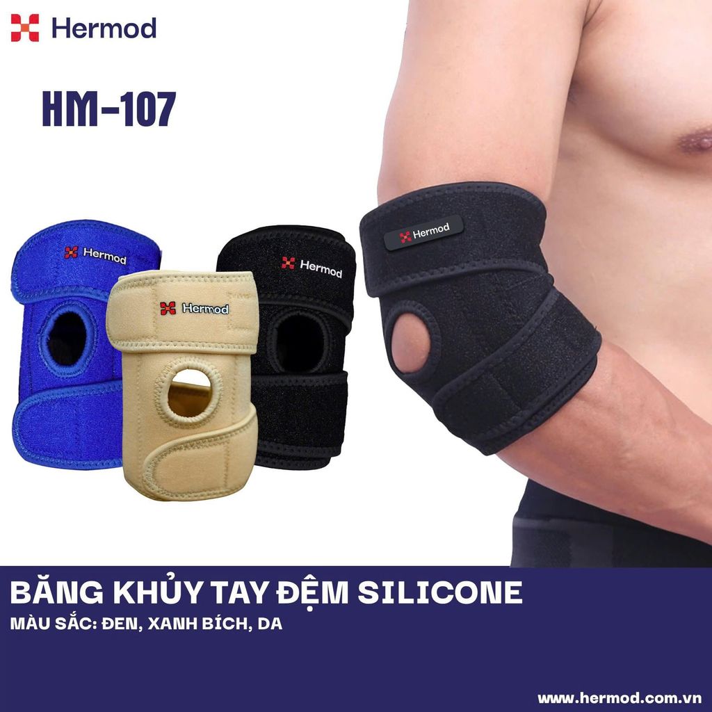 Băng khủy tay đệm Silicone cao cấp Hermod - HM 107