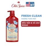  Dầu gội & xả cho nam 2 trong 1 Old Spice Fresh Clean - 650ml 
