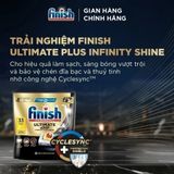  Viên Rửa Chén Bát Finish Ultimate Plus Sạch Bóng Toàn Diện - Túi 33 Viên 