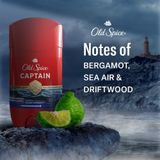  Sáp khử mùi ngăn mồ hôi Old Spice Captain (sáp trắng) - 73g 