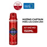  Xịt khử mùi nam Old Spice Captain - 150ml 