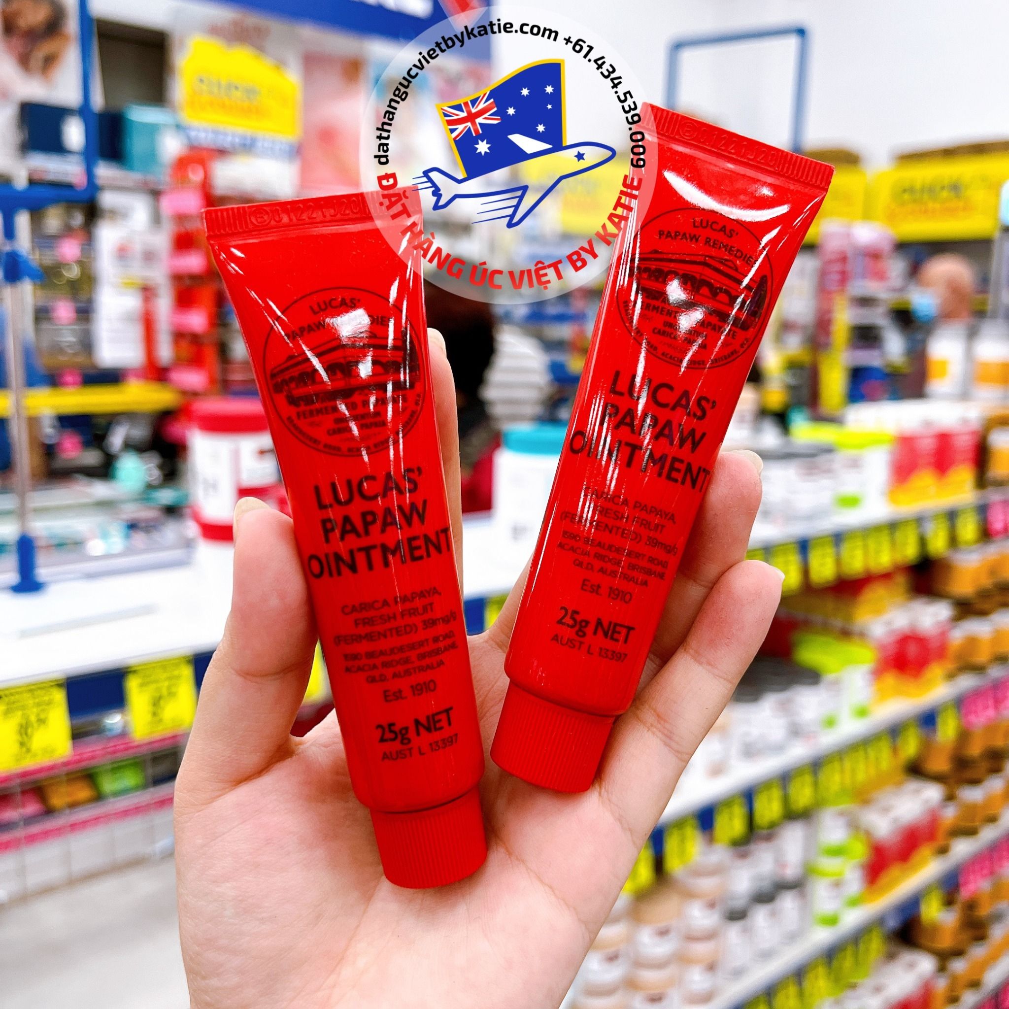  Kem đa năng Lucas Papaw Ointment Tuýp 25g 