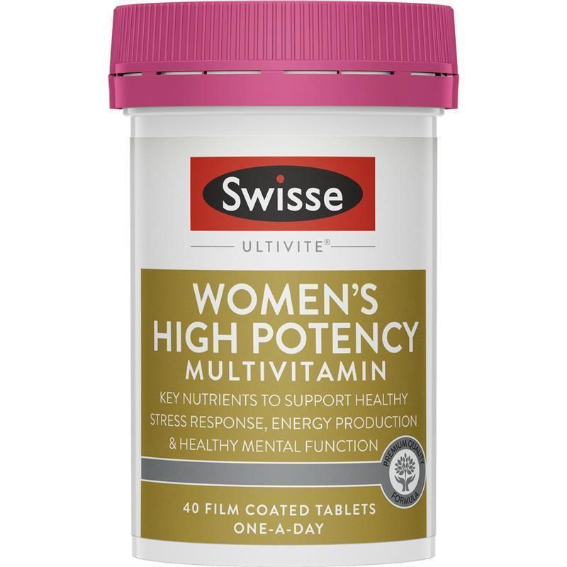  Vitamin tổng hợp LIỀU CAO cho phụ nữ Swisse Women's Ultivite High Potency Multivitamin Hộp 40 viên 