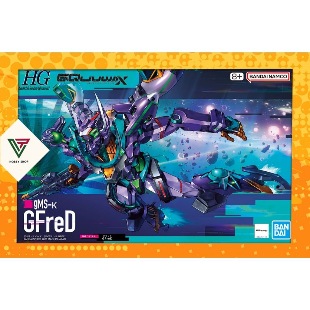  [SẴN HÀNG] Mô hình Lắp Ráp GQuuuuuuX HG 1/144 GFred gundam 