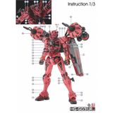  Decal Nước Huỳnh Quang Dán Mô Hình GQuuuuuuX EVO HG 1/144 Red + White Gundam 