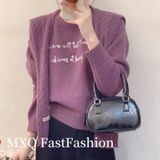  ÁO LEN CHUI CỔ CHỮ CÓ VẠT 