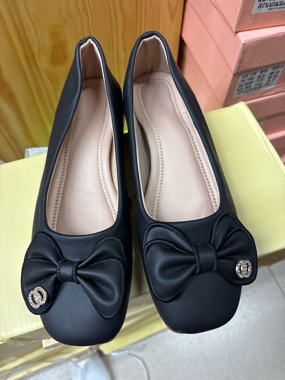  GIÀY BÚP BÊ NƠ MŨI VUÔG 