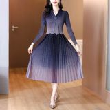  ĐẦM LY TAY DÀI CỔ BẺ 