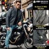 ÁO DA BÒ XỊN VIKAIR BIKER TRỤ 