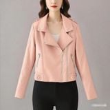  ÁO DA CỔ VEST NẮP TÚI TRÊN 