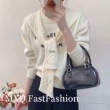  ÁO LEN CHUI CỔ CHỮ CÓ VẠT 