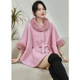  ÁO CHOÀNG LÔNG DÂY CỘT EO 