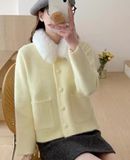  ÁO LEN CỔ LÔNG PC TIỂU THƯ 