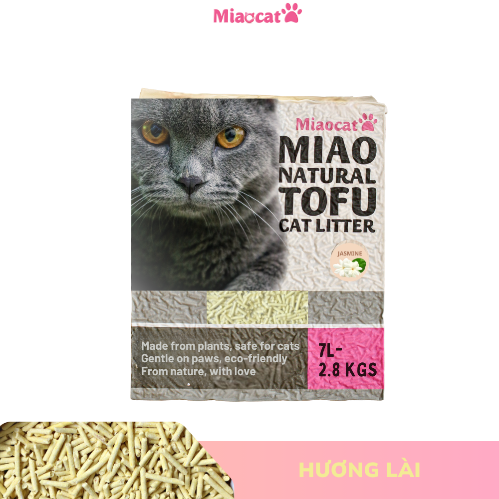  Cát vệ sinh đậu nành MIAO 7L cho mèo - Hương Lài 