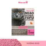  Cát vệ sinh đậu nành MIAO 7L cho mèo - Hương Đào 
