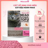  Cát vệ sinh đậu nành MIAO 7L cho mèo - Hương Đào 