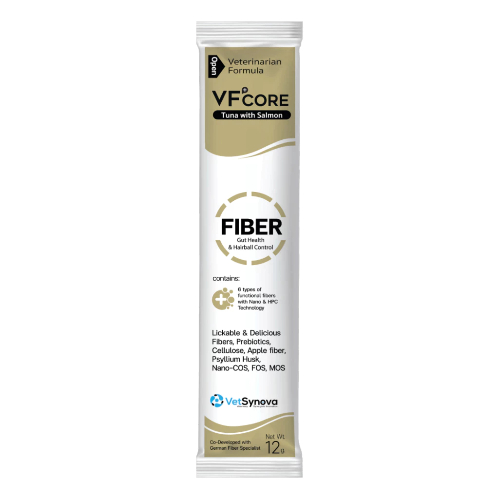  VF Core FIBER tiêu búi lông, hỗ trợ tiêu hóa gói 12g 