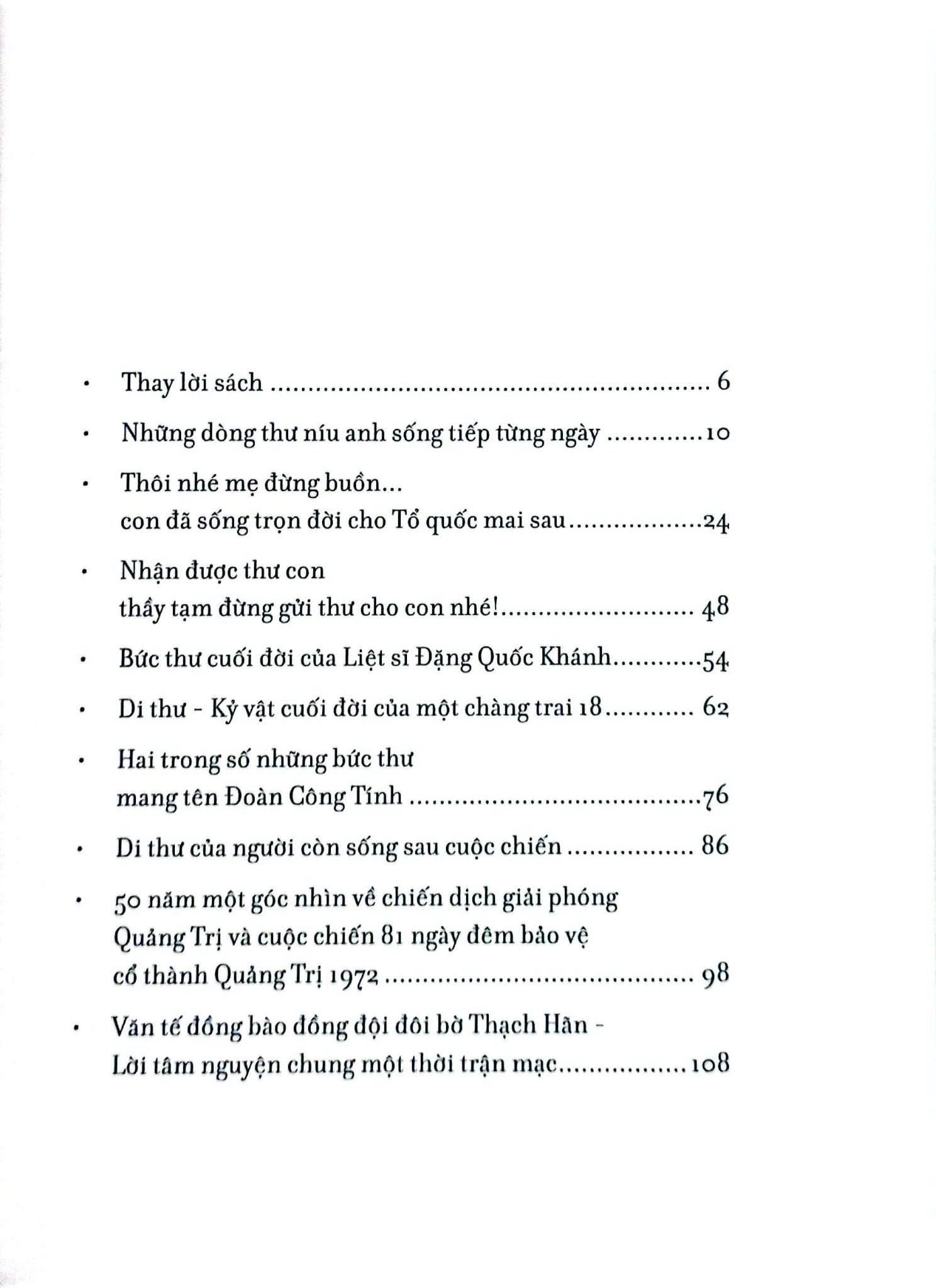  Những Bức Di Thư Thành Cổ 