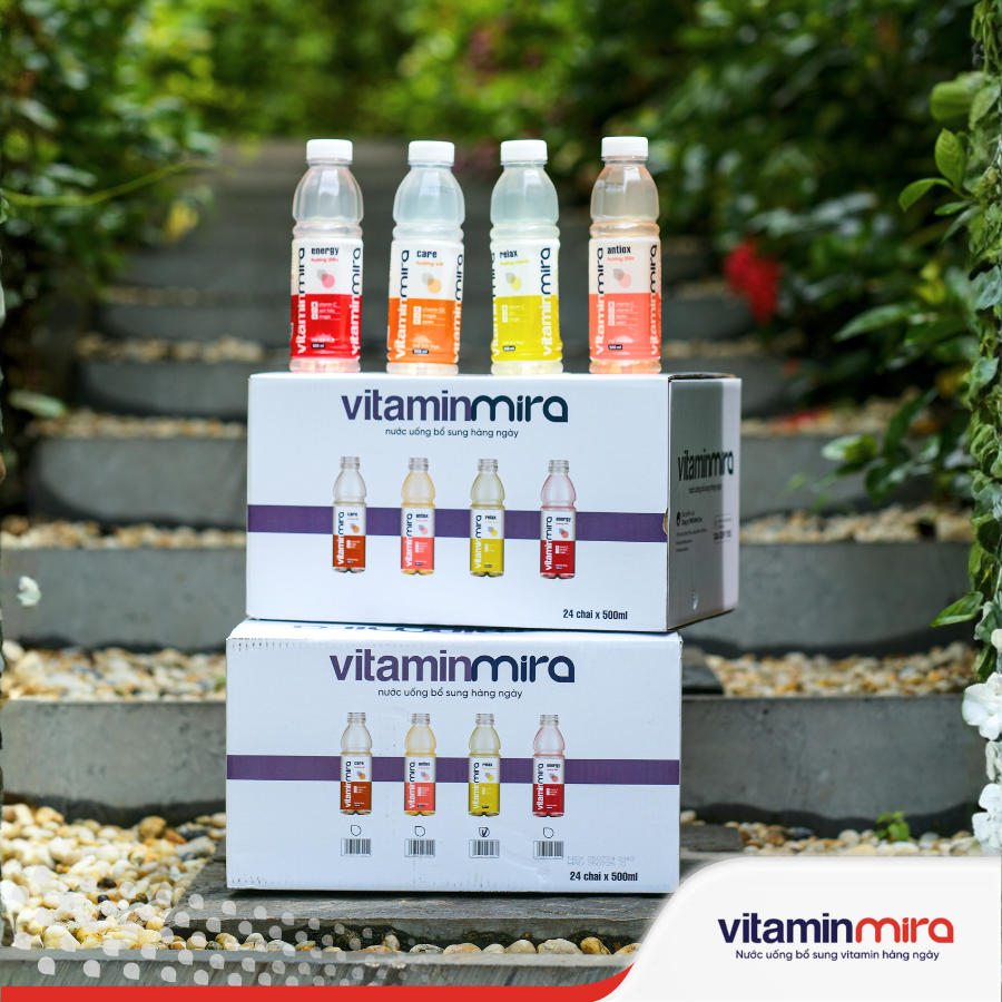 Nước uống bổ sung Vitamin Mira relax hương chanh