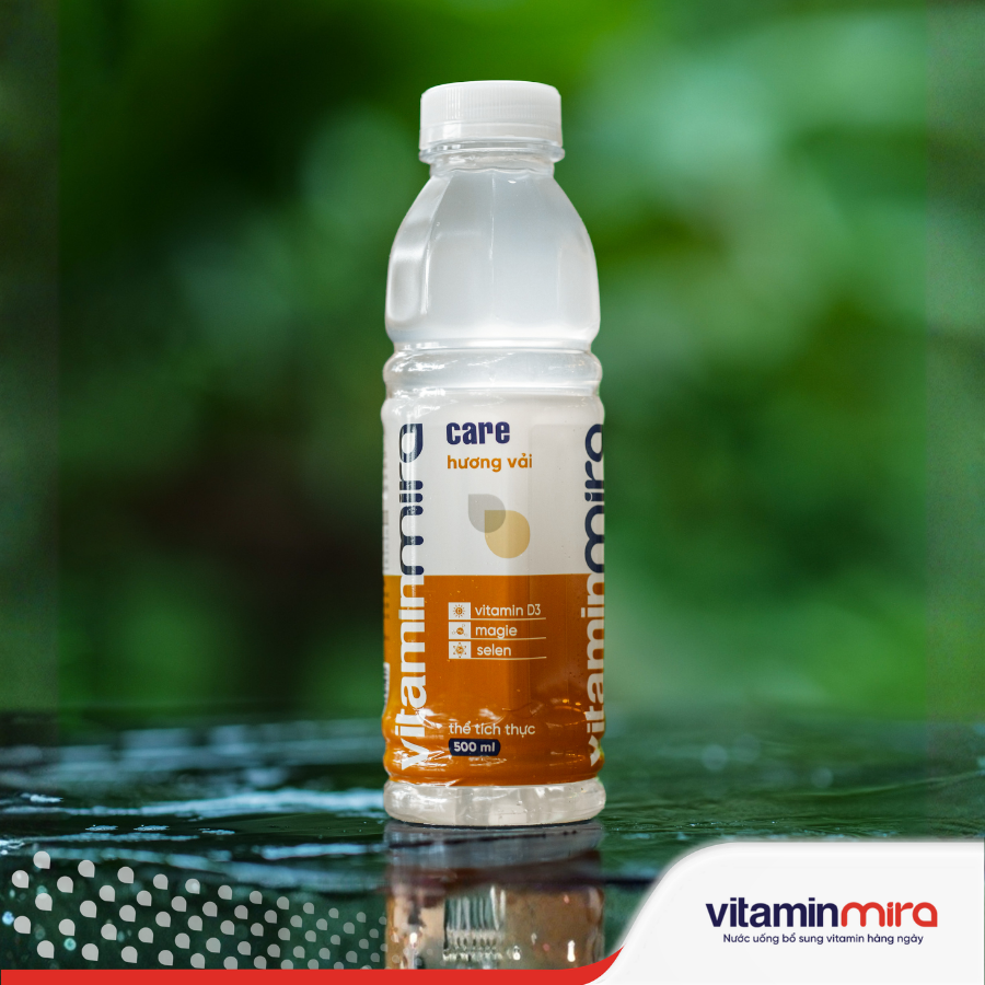 Nước uống bổ sung Vitamin Mira care hương vải