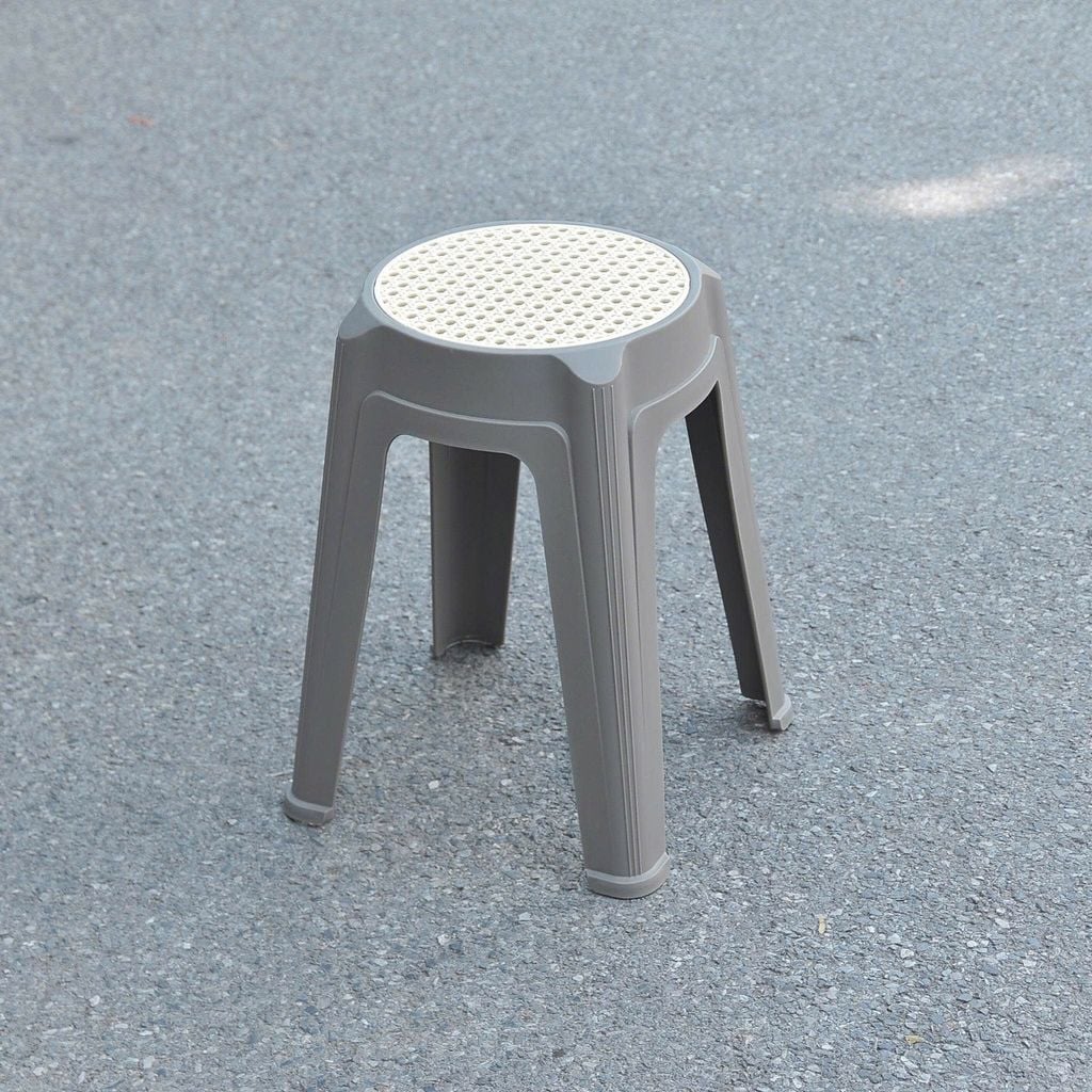 Ghế đôn tròn mặt mây