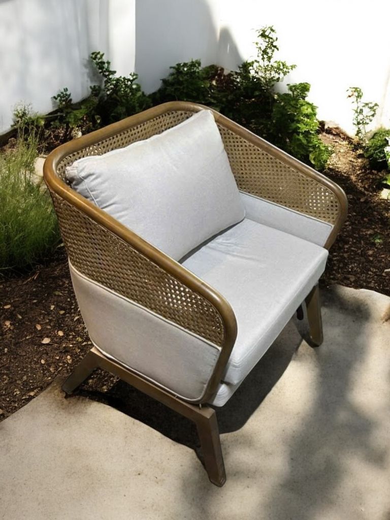 Sofa mây kèm đệm