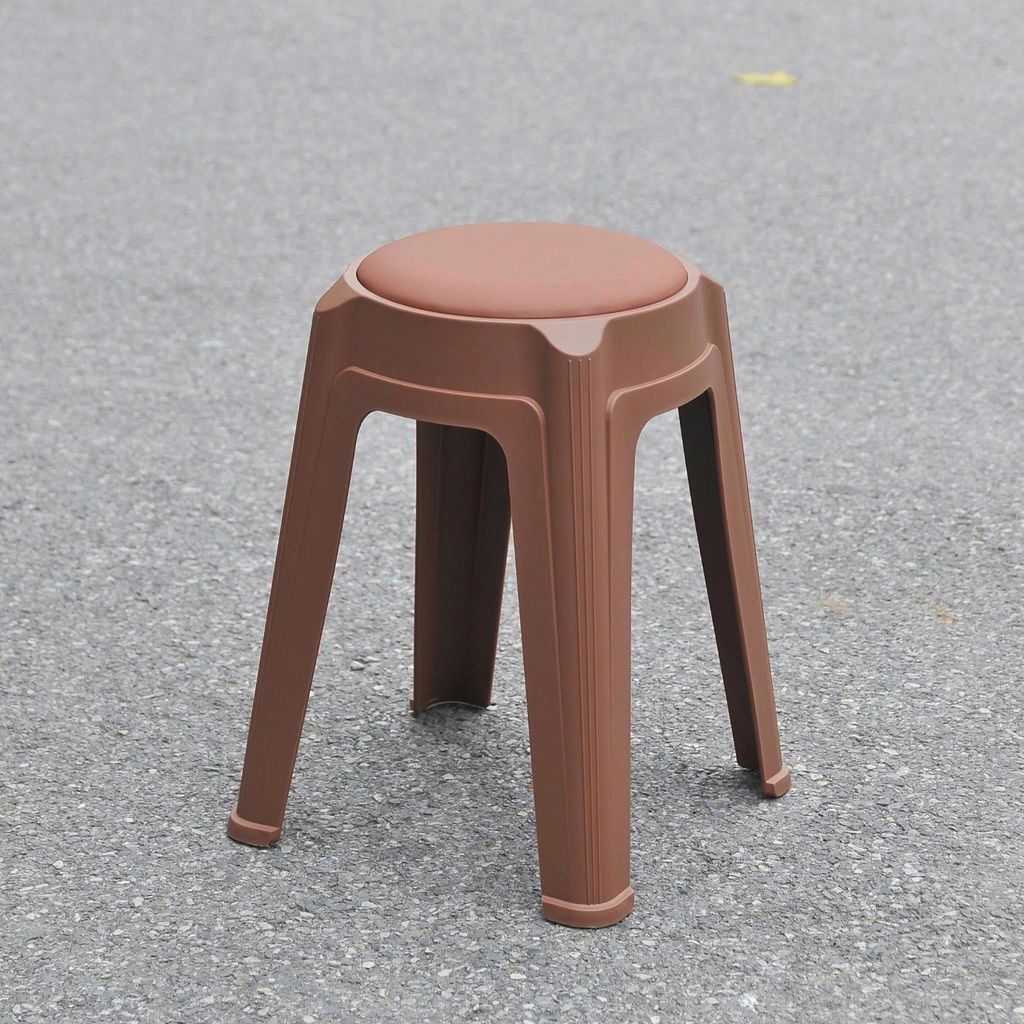 Ghế đôn bọc da tròn